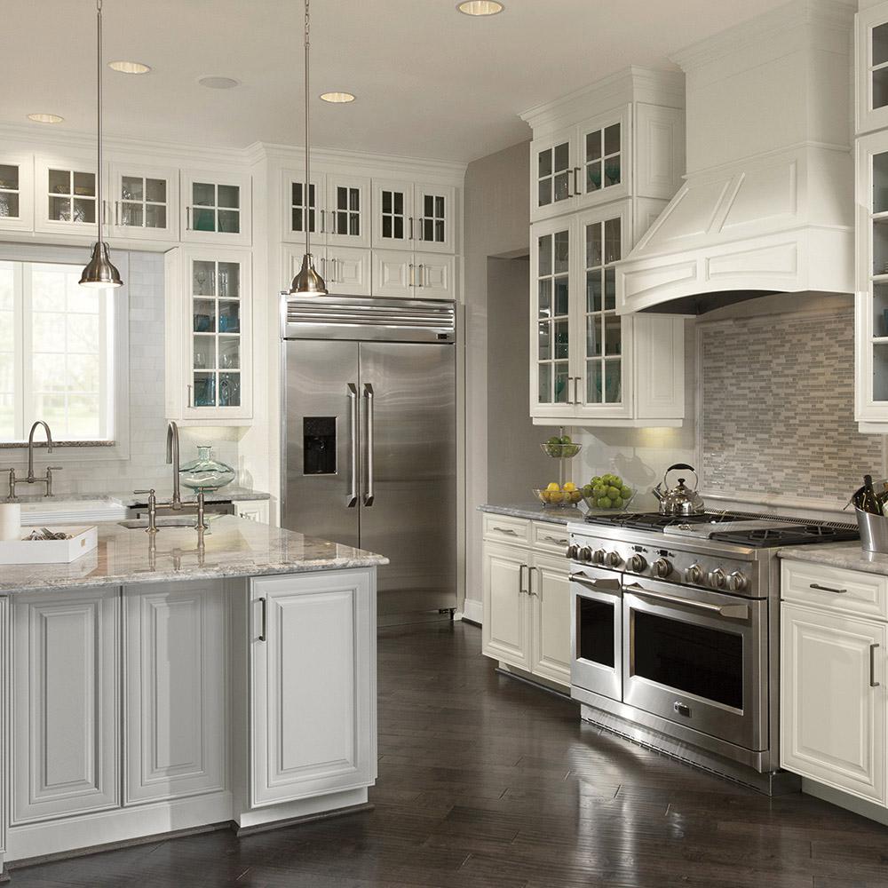 American Woodmark Custom Kitchen Cabinets Shown in Classic Style ...