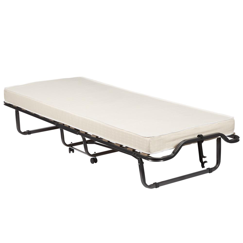 Luxor Folding Bed with Memory Foam352STD01ASUPS The Home Depot