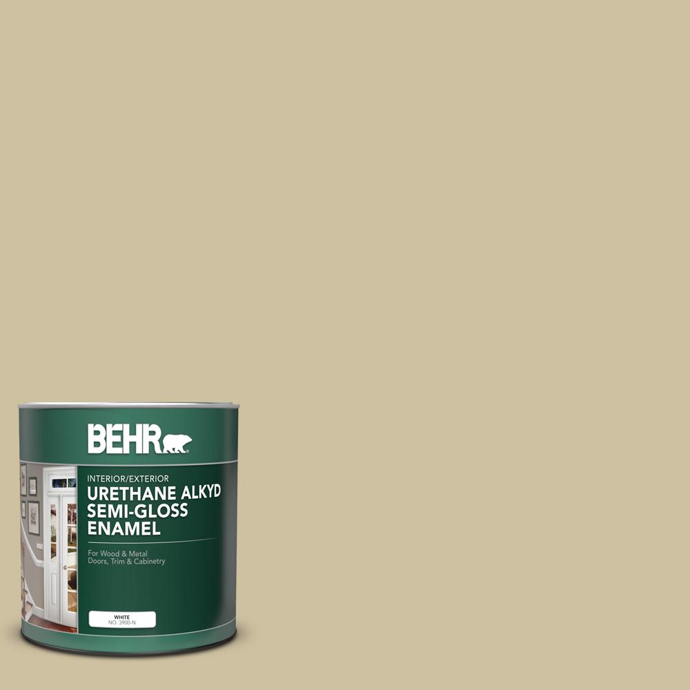 BEHR 1 qt. S3303 Seasoned Salt SemiGloss Enamel Urethane Alkyd