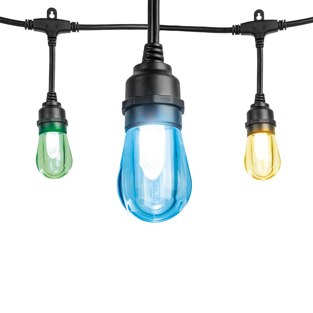 Lightscape 12Light Outdoor 27.42 ft. Plugin Edison Bulb LED String
