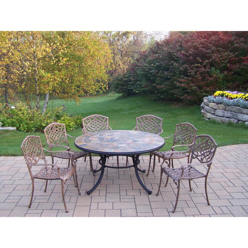 Mississippi 7 Piece Aluminum Outdoor Dining Set Hd90094 2120 Ab Outdoor Dining Set Hd90094 2120 7 Ab