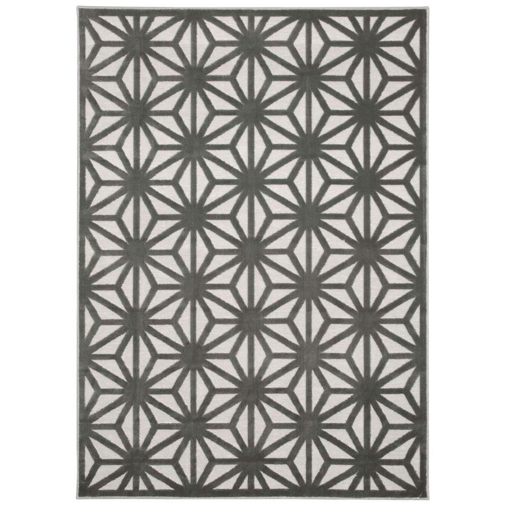 Nourison Overstock Ultima Silver/Grey 8 ft. x 10 ft. Area Rug278111