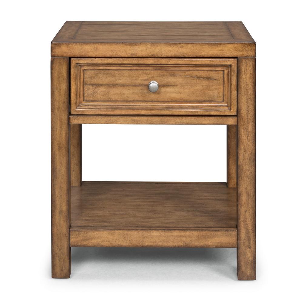 Home Styles Sedona 1Drawer Toffee Brown Night Stand542042 The Home