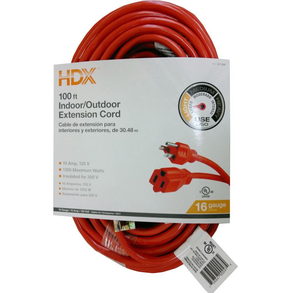 100 ft. 14/3 Extension Cord-AW62609 - The Home Depot