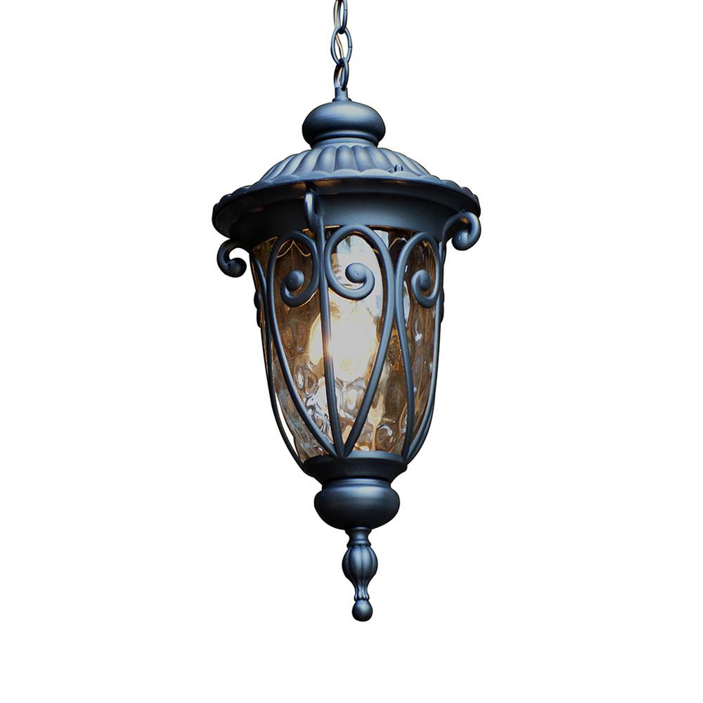 Hailee Matte Black 1 Light Exterior Hanging Lantern Hailee Matte Black 1 Light Exterior Hanging Lantern
