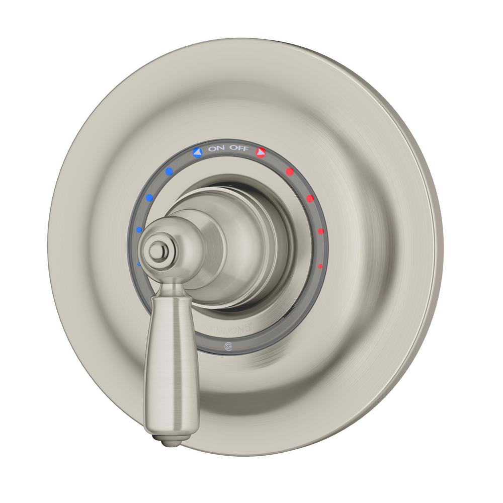 Symmons Allure Shower Valve Trim in Satin Nickel (Valve Not Included)4700STNTRM The Home Depot