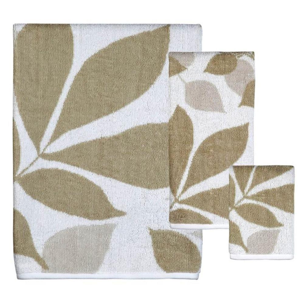 grey and white beach towels