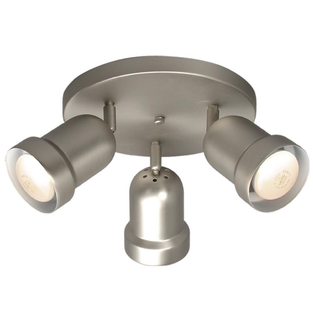 Filament Design Negron 3 Light Pewter Track Head Spotlight With