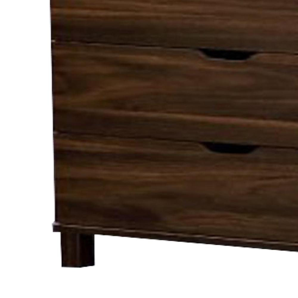 Benjara 30 In L X 15 75 In W X 43 25 In H Dark Walnut Brown
