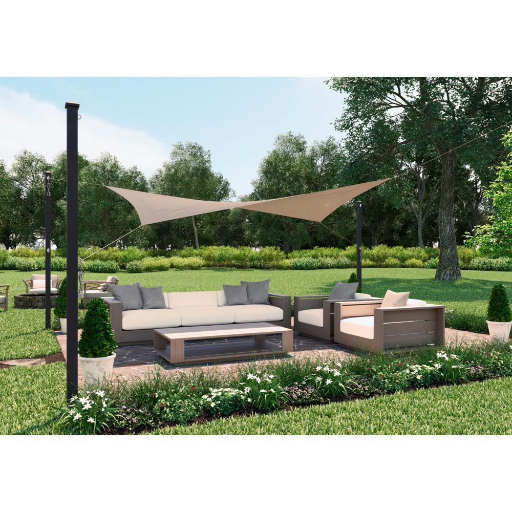 Coolaroo Coolhaven 12 Ft X Sahara Square Shade Sail 473822 Sahara Square Shade Sail 473822