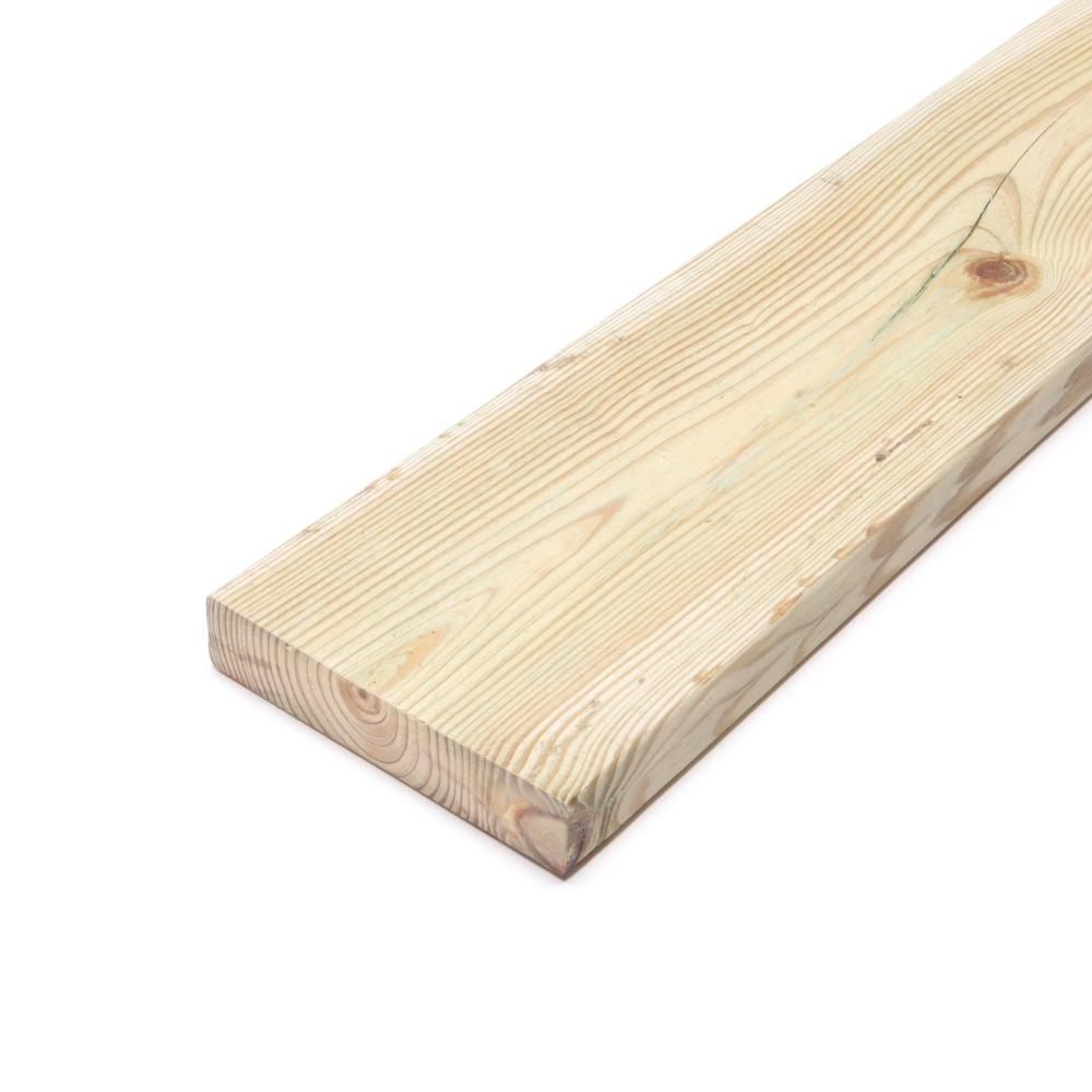 2 in. x 8 in. x 16 ft. #2 Prime Ground Contact Pressure-Treated Lumber