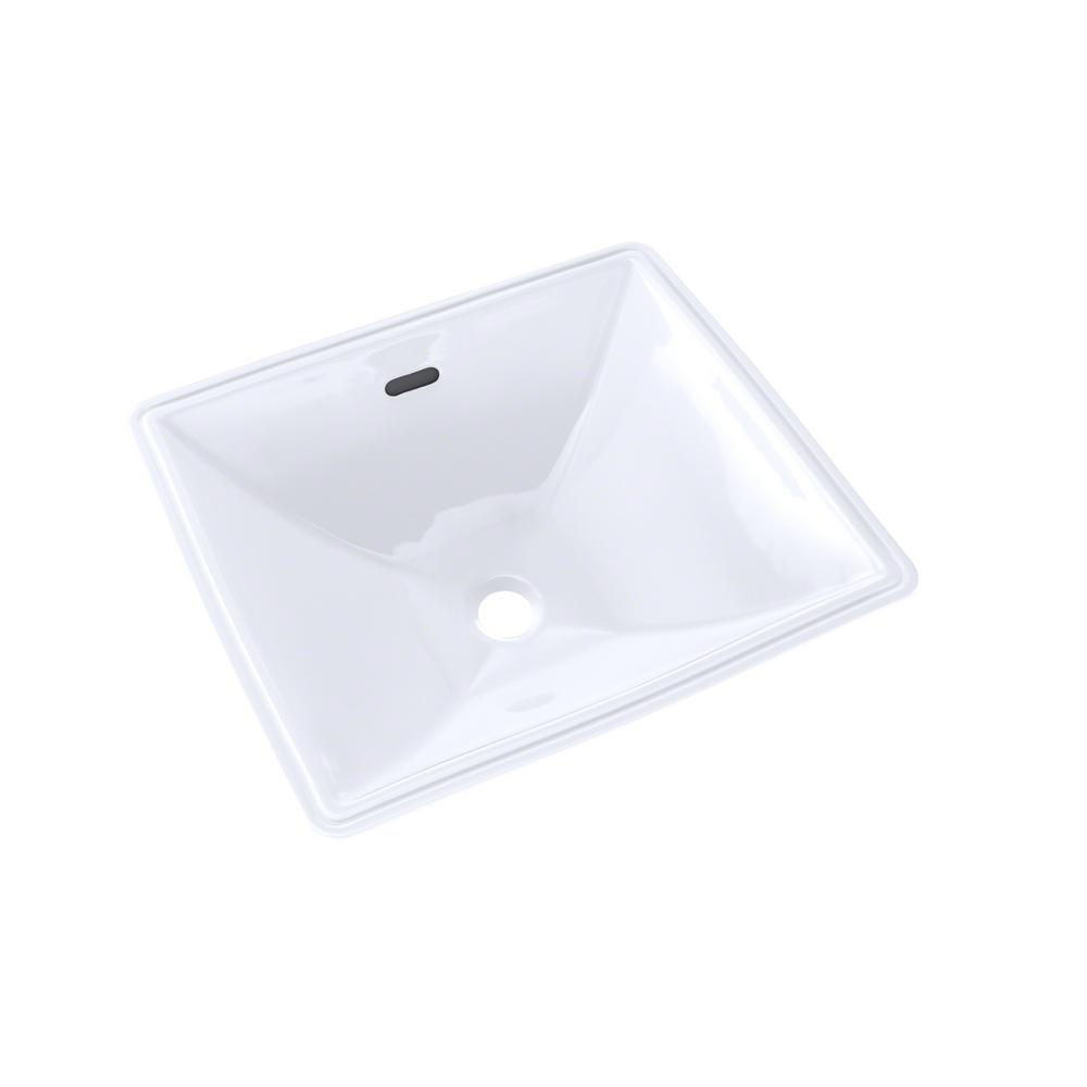 Toto Legato Undermount Bathroom Sink With Cefiontect In Cotton White