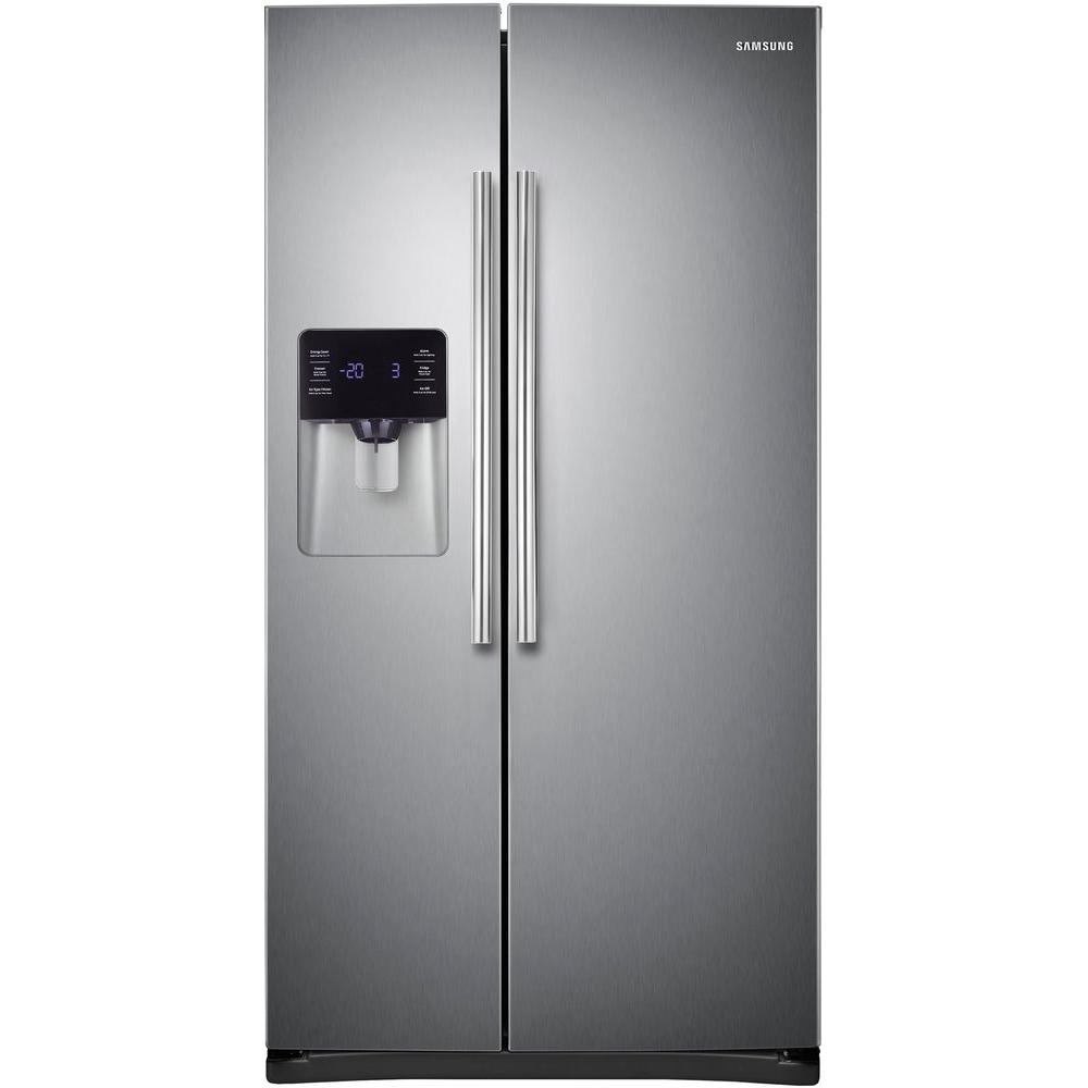 Samsung 24.5 cu. ft. Side by Side Refrigerator in Stainless Steel ...