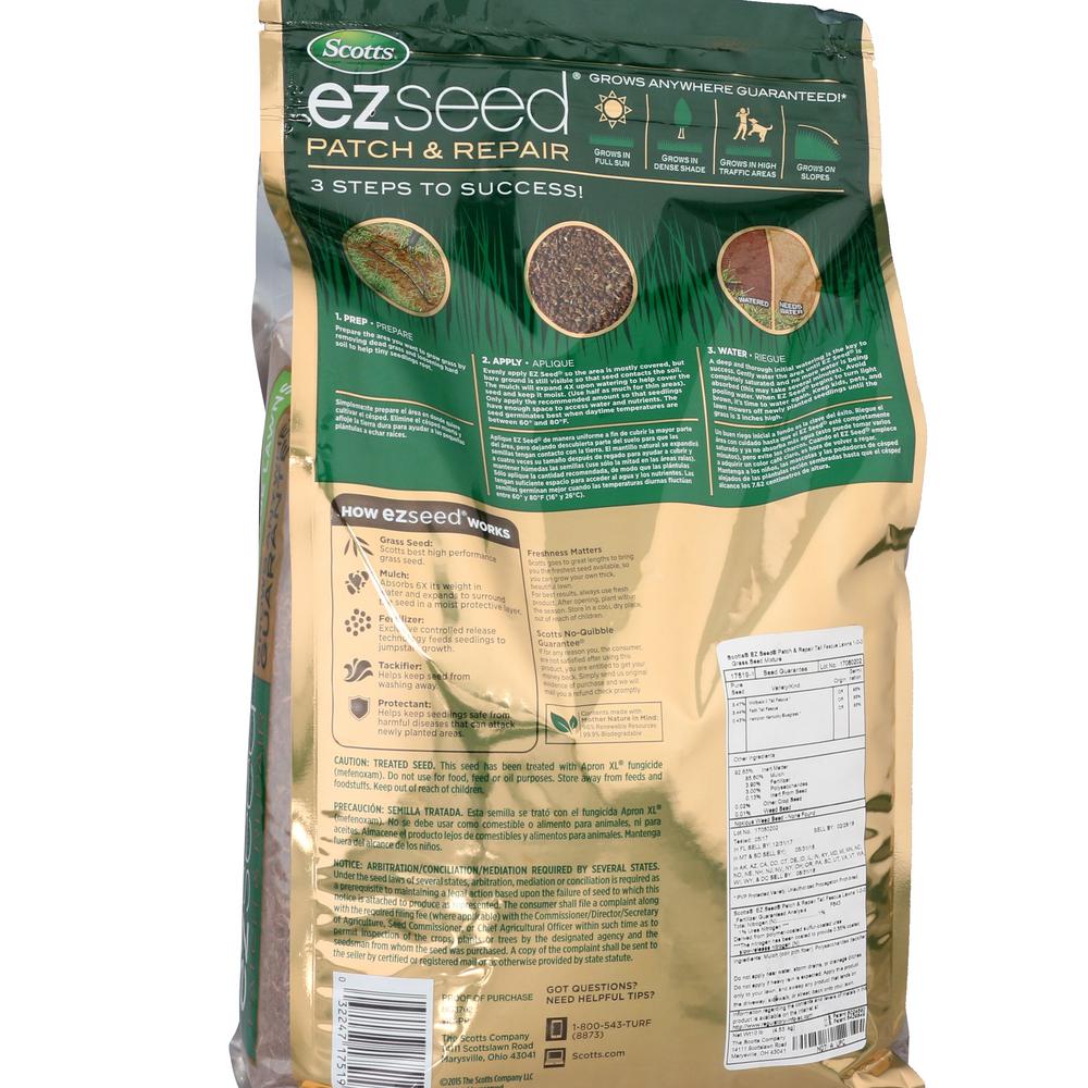 Scotts 10 lb. EZ Seed Tall Fescue-17519 - The Home Depot
