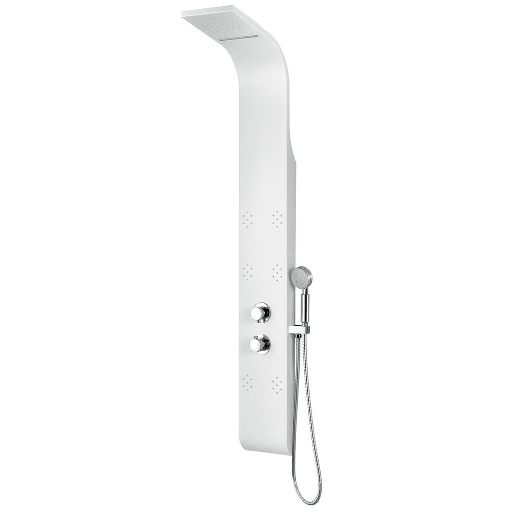ANZZI Swan 64 inch 3-Jetted Full Body Shower Panel with Heavy Rain Shower and... by ANZZI