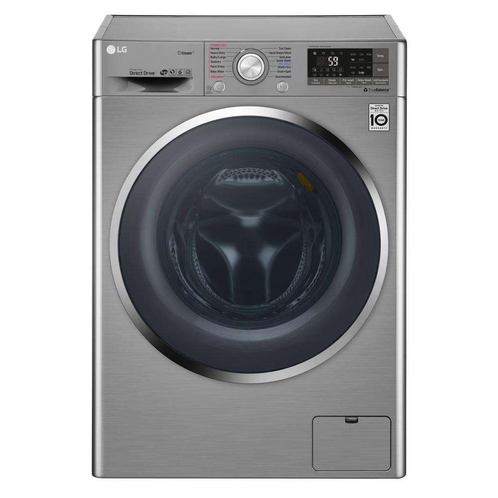 Washer Dryer Combos Washers Dryers The Home Depot All In One Graphite Steel Front Load Electric Washer
