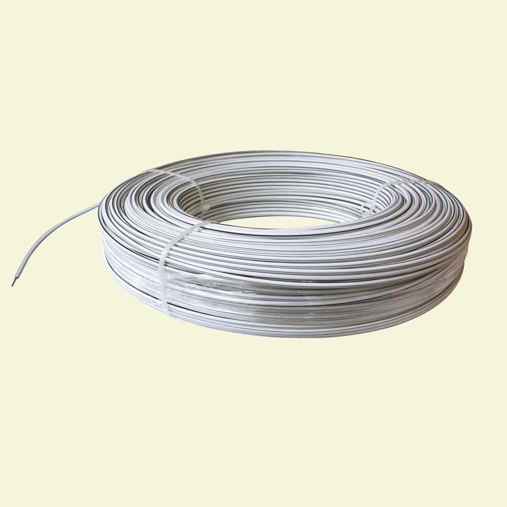 White Lightning 1320 ft. 12.5-Gauge White Safety Coated High Tensile Electric... by White Lightning