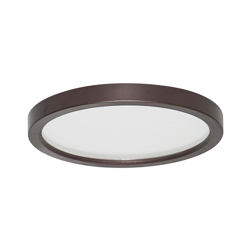 Amax Lighting Round Slim Disk Length 7 In Bronze Fixture Amax Lighting Round Slim Disk Length 7