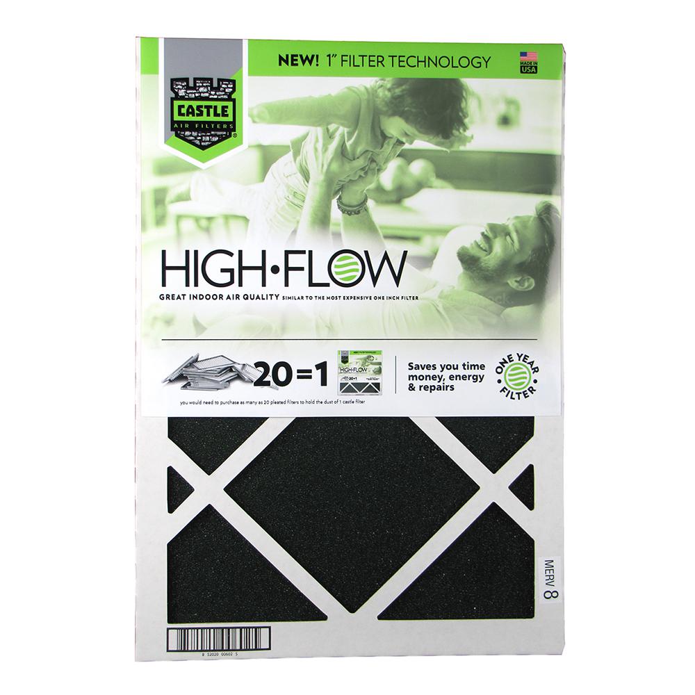 24 In X 14 In X 1 In HVAC Air Filter FRP 8 1 Year High Flow Filter 1   Air Filters 1 1424 64 1000 