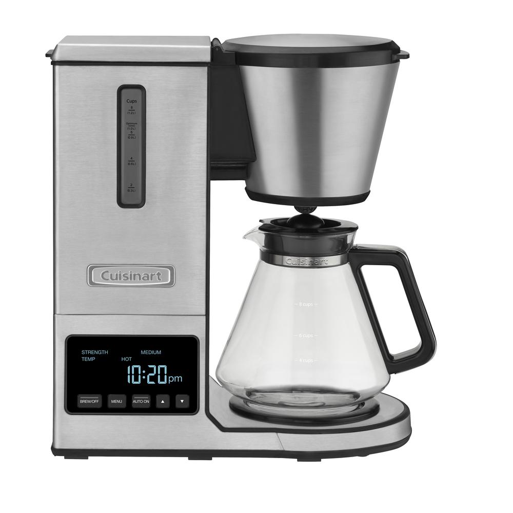 Cuisinart PurePrecision 8Cup Silver Programmable PourOver Coffee