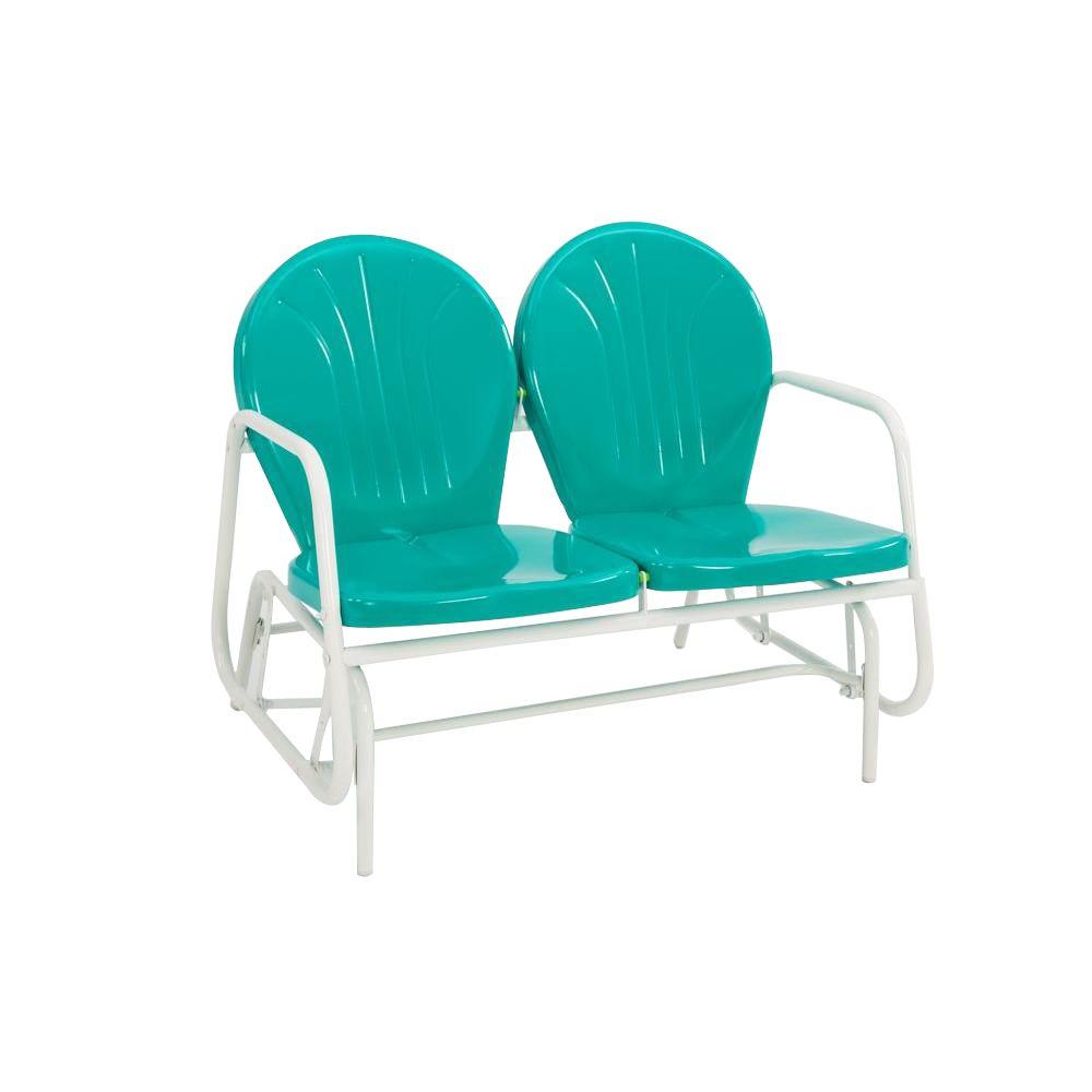 Jack Post Retro Emerald Green 2-Seat Glider by Jack Post