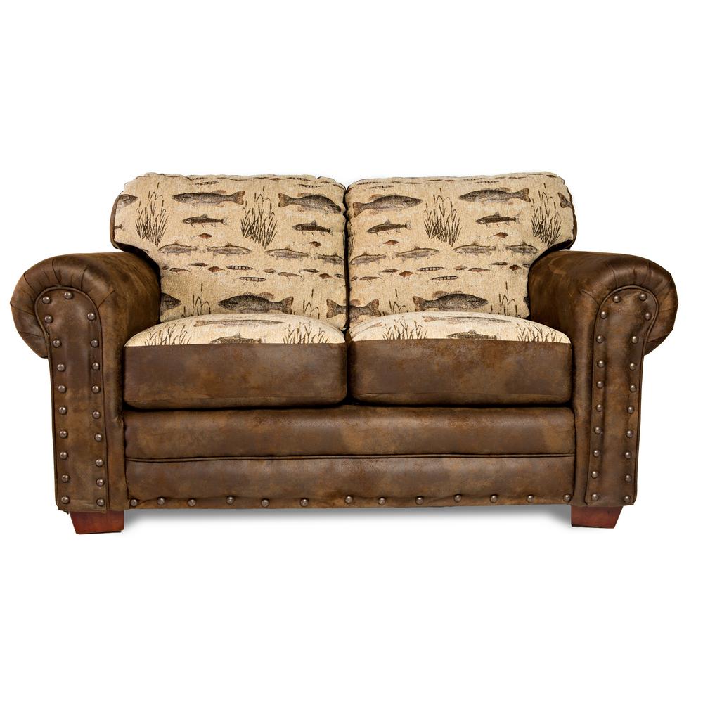 American Furniture Clics Sedona Brown Rustic Nail Head Love American Furniture Clics Sedona