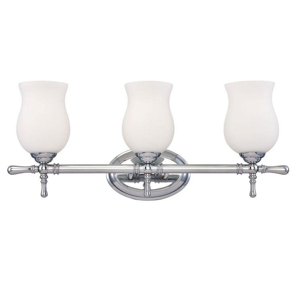 Eurofase Regency Collection 3Light Chrome Bath Bar Light23037014