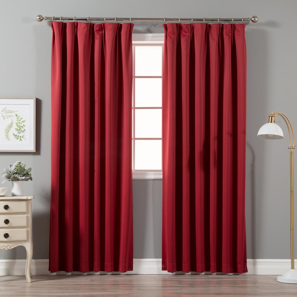 Solid Gradient Pick Up Today Pinch Pleats Curtains Drapes
