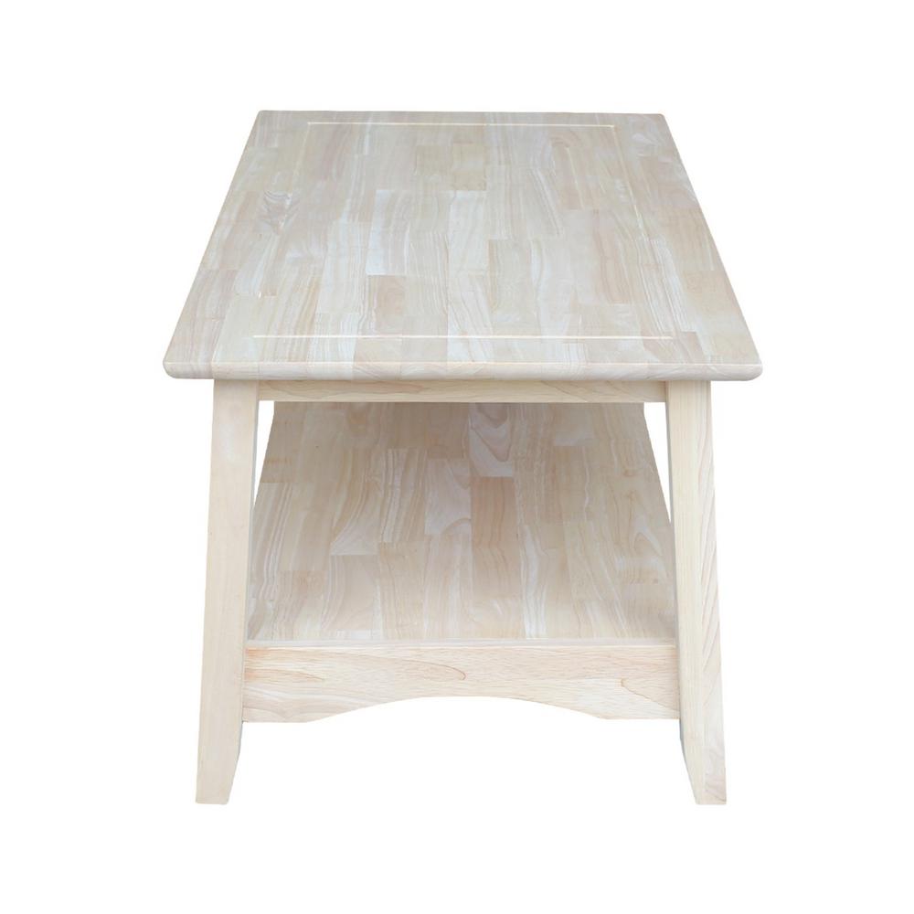 International Concepts Bombay Unfinished Coffee TableOT4TC The Home
