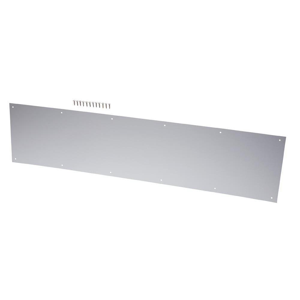 kick plate stainless steel everbilt satin plates door depot aluminum nickel sc st kickplate homedepot custom