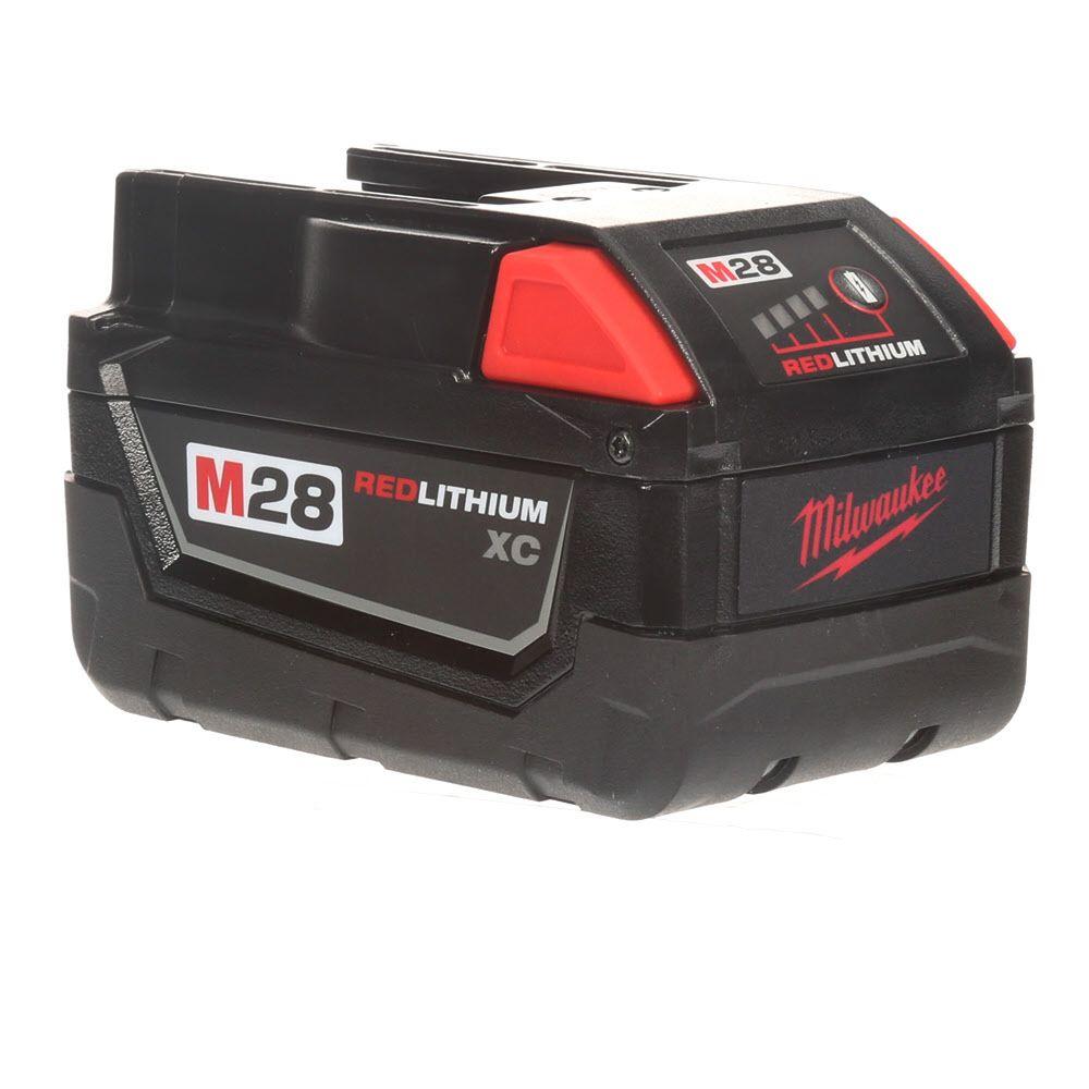 Milwaukee Battery Pack Extended Capacity Onboard Fuel Gauge 28V Lithium Milwaukee Battery Pack Extended Capacity Onboard Fuel Gauge 28V Lithium
