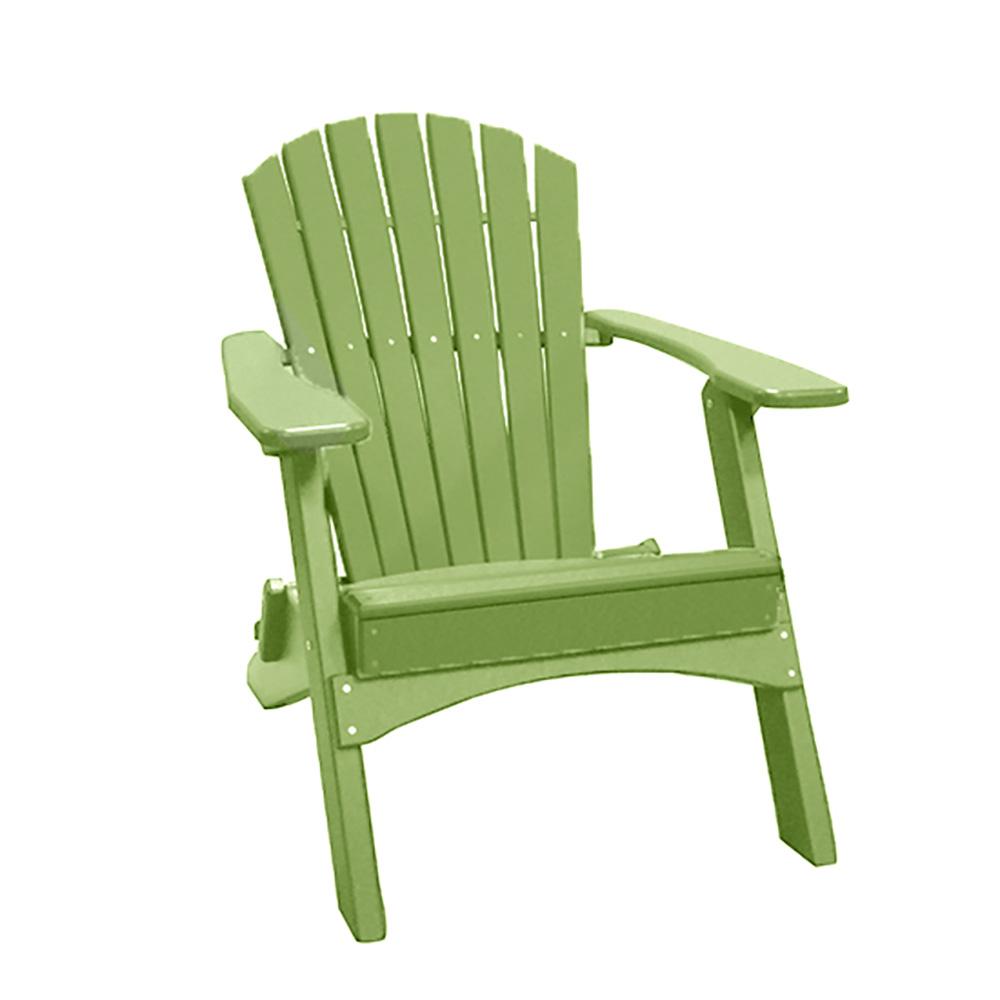 Perfect Choice Lime Green Folding Recycled PolyLumber
