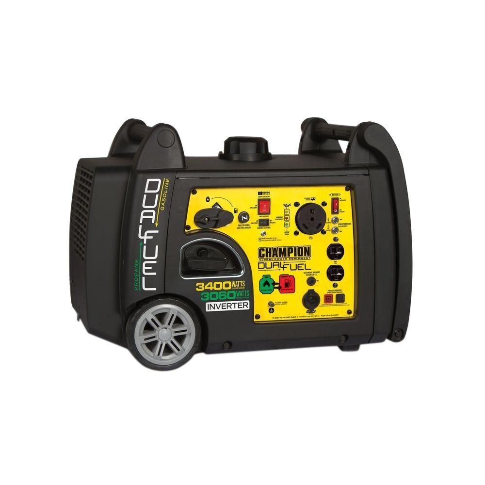 Champion Power Equipment 3,100-Watt Gasoline Powered Wireless Remote