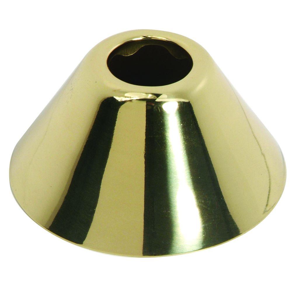 BrassCraft 11/16 in. O.D. (3/8 in. IPS) Bell Escutcheon in Polished