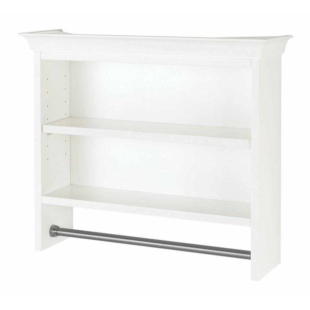 Home Decorators Collection Creeley 24 in. W Vanity Shelf in Classic White19EOSWC22 The Home Depot