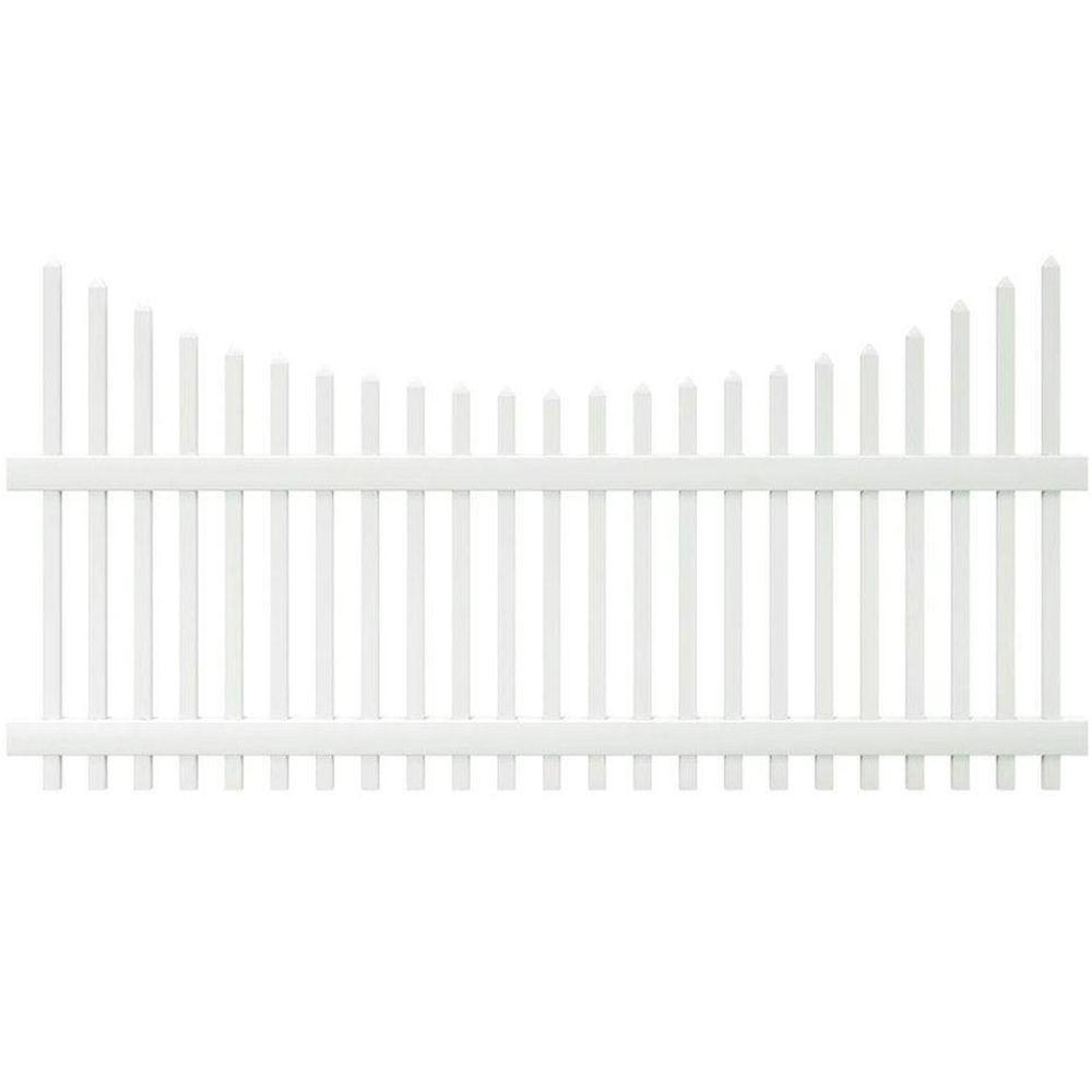 4 Vinyl Fencing Fencing The Home Depot