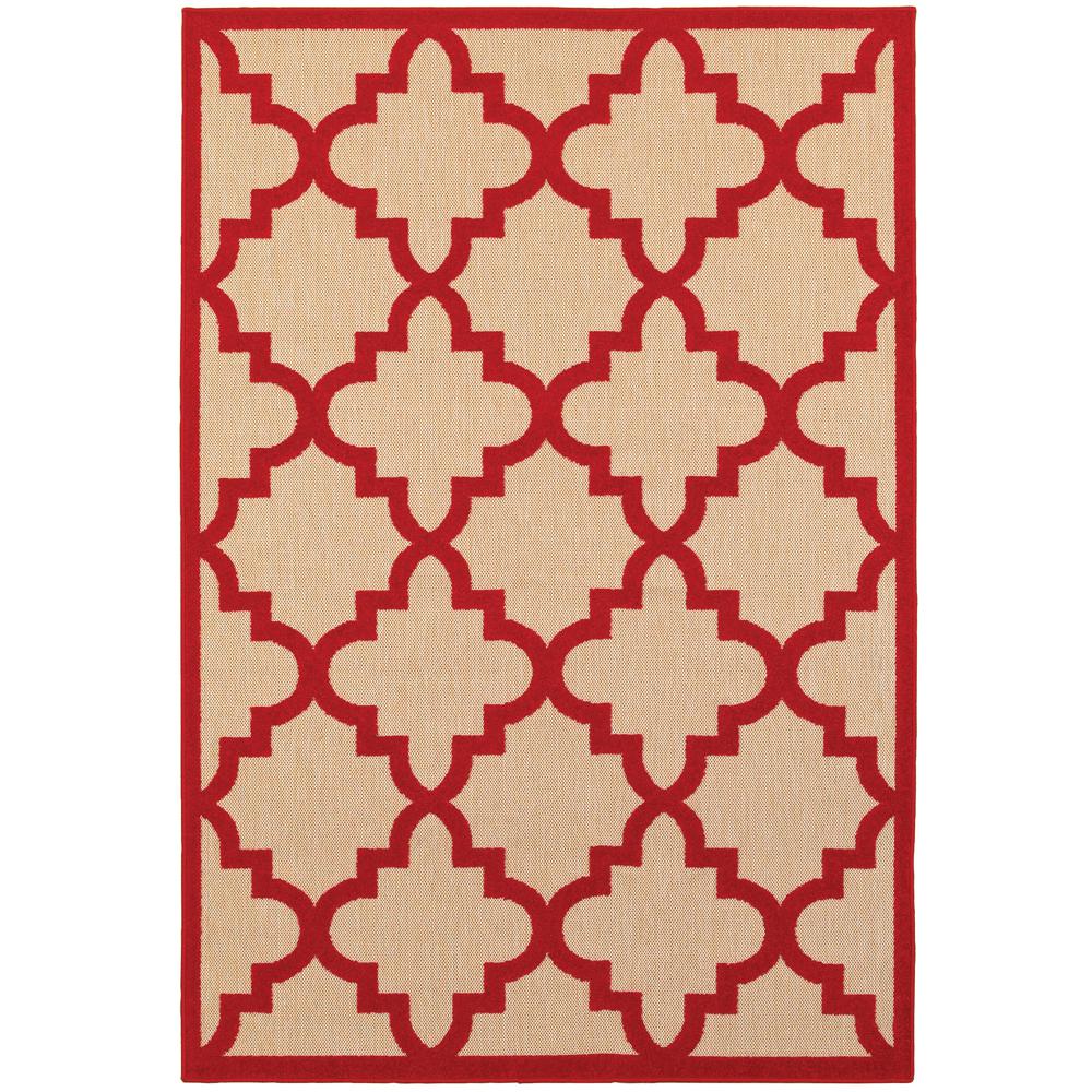 Home Decorators Collection Marina Red 5 ft. x 8 ft. Outdoor Area Rug