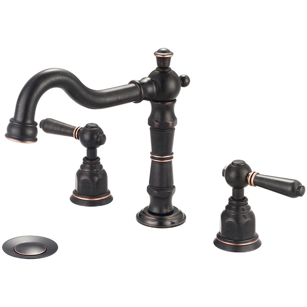 Pioneer Faucets American 8 in. Widespread 2Handle Bathroom Faucet in Moroccan Bronze3AM400MZ