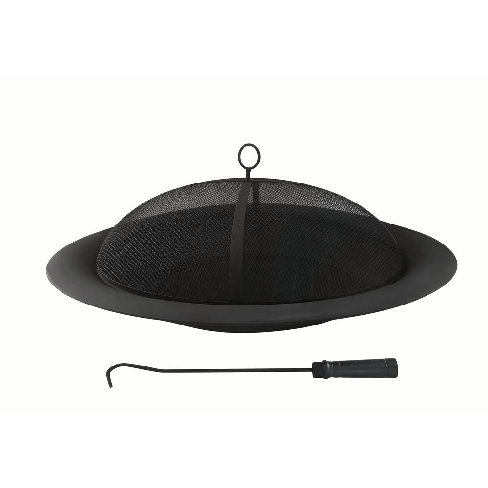 35 in. Round Fire Pit Insert-DX170051 - The Home Depot