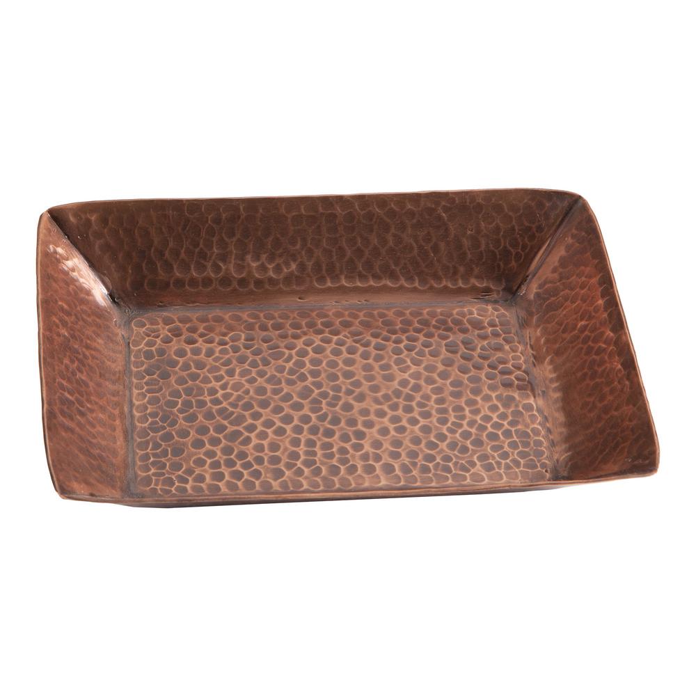 Tag 8 1 2 In X 6 4 Hammered Copper Serving Tray Tag 8 1 2 In X 6 4 Hammered Copper Serving Tray Tag205943 The Home Depot