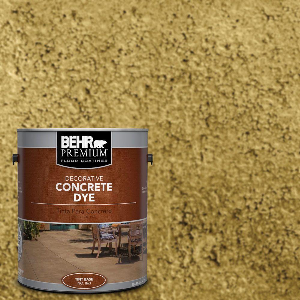 BEHR Premium 1 gal. CD813 Incan Gold Concrete Dye86301 The Home Depot