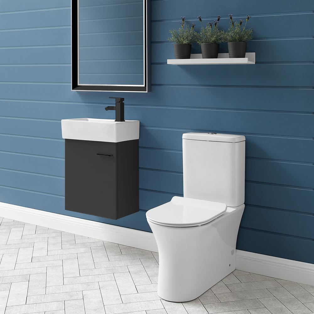 Swiss Madison Calice 2-piece 0.8/1.28 GPF Dual Flush Elongated Toilet Tank *incomplete,tank only*