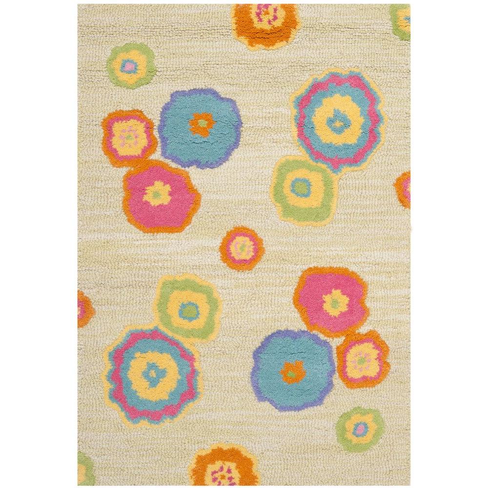 Modern Green Bright Kids Rugs The Home Depot Kids Light Green Multi 2 Ft X 3 Area Rug