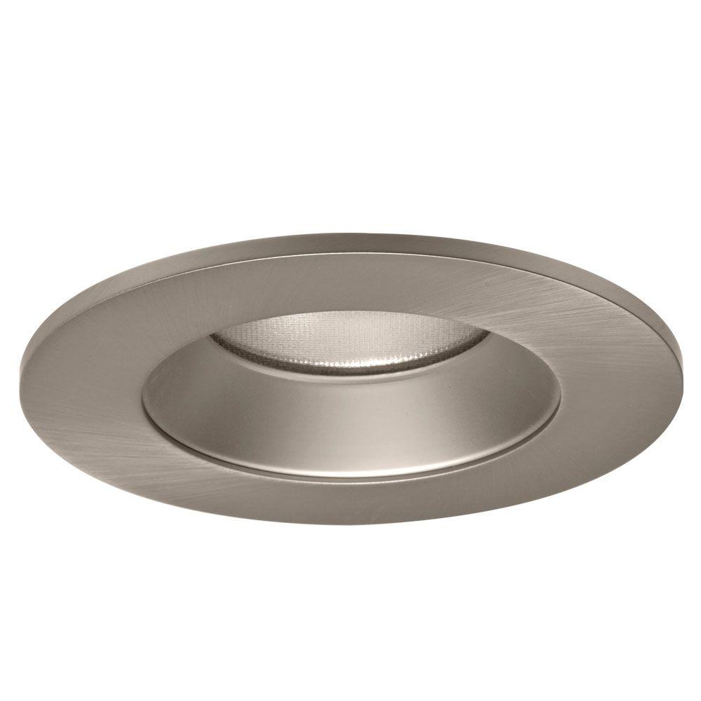 Halo 4 in. Satin Nickel Specular Recessed Ceiling Light LED Reflector