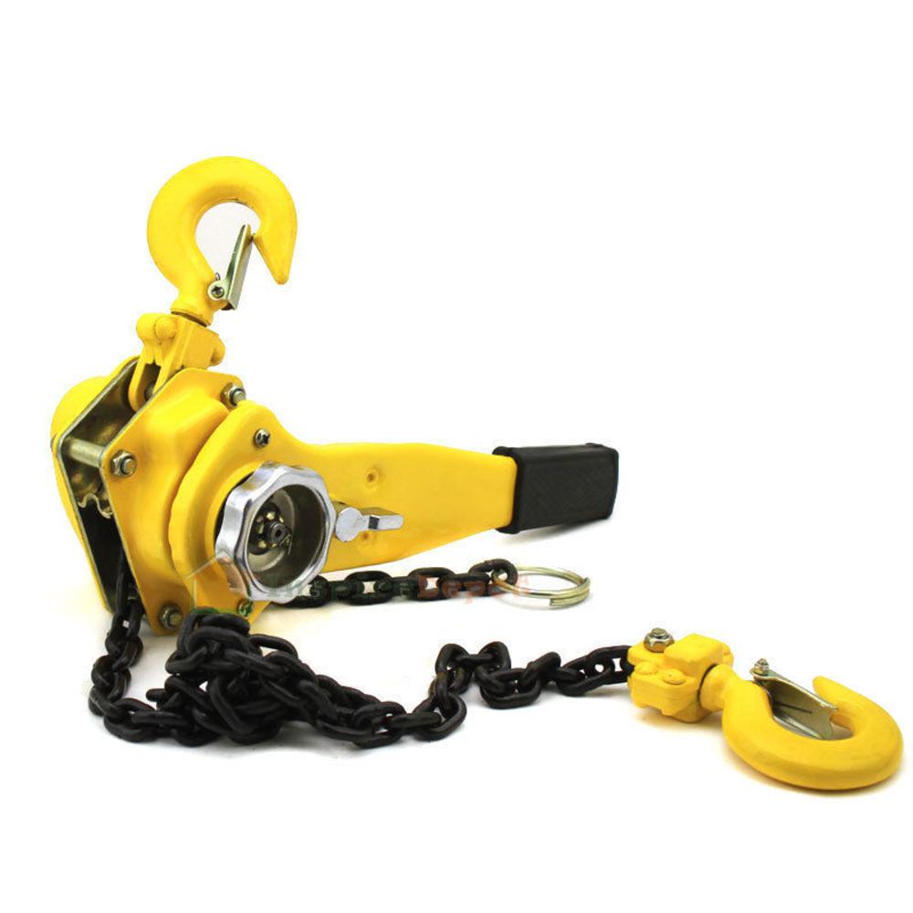 XtremepowerUS 1.5Ton Steel Block Chain Lever Hoist Puller Lifter 5 ft