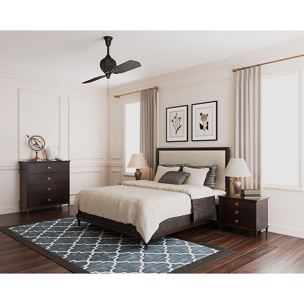 Hunter Midas 1886 Limited Edition 60 In Indoor Black Ceiling Fan Hunter Midas 1886 Limited Edition 60 In