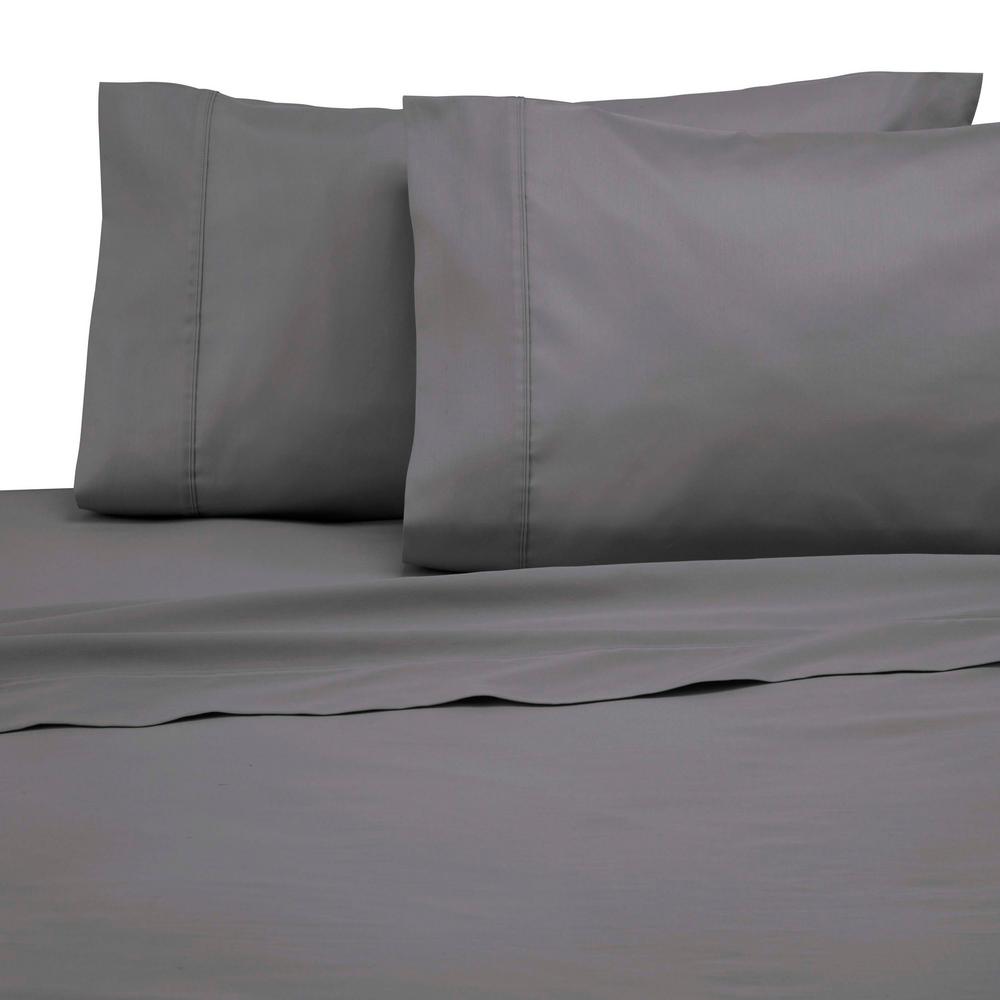 Modern Living Graphite King Pillowcases Set Of 2 028828052865