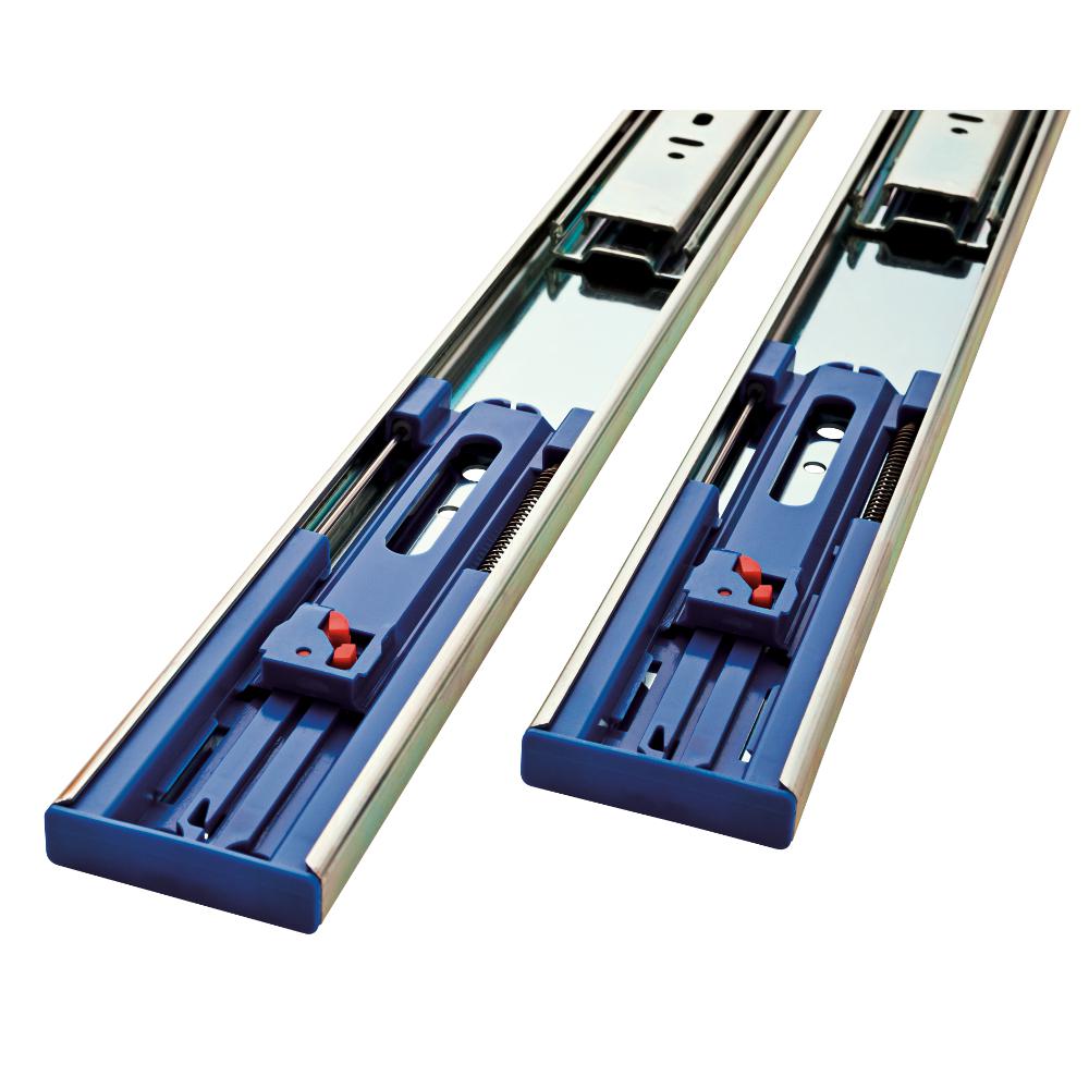 Photo 1 of 16 in. Soft-Close Full Extension Side Mount Ball Bearing Drawer Slide Set