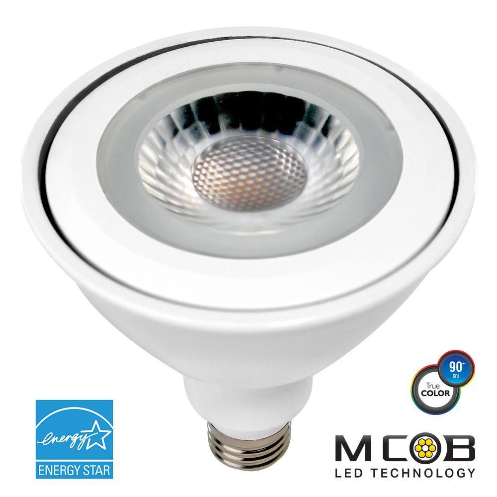 Euri Lighting 100w Equivalent Cool White 5000k Par38 Dimmable Mcob Euri Lighting 100w Equivalent Cool White 5000k Par38 Dimmable Mcob Led Flood Light Bulb
