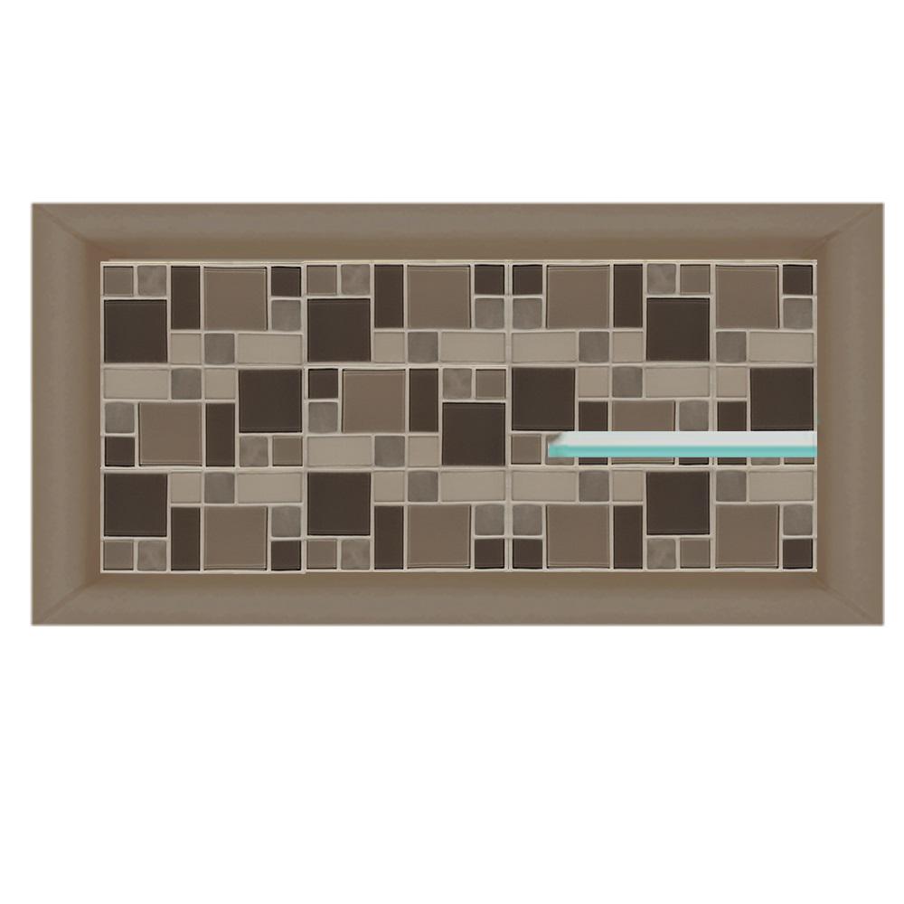 Tuscany Brown Sugar Shower Niches Shower Doors Parts